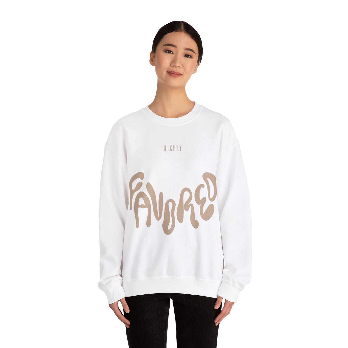 "Highly FAVORED" Unisex Heavy Sweatshirt