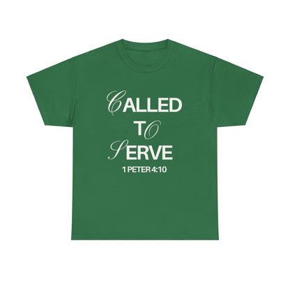 "Called To Serve" Unisex Heavy Cotton Tee