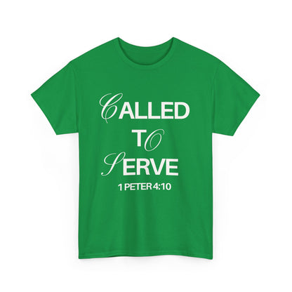 "Called To Serve" Unisex Heavy Cotton Tee