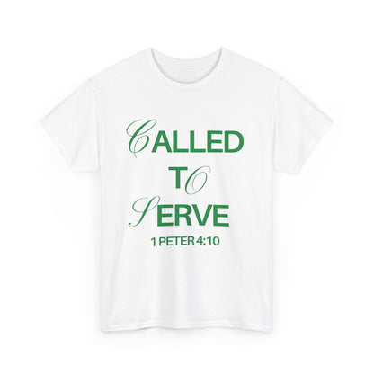 "Called To Serve" Unisex Heavy Cotton Tee